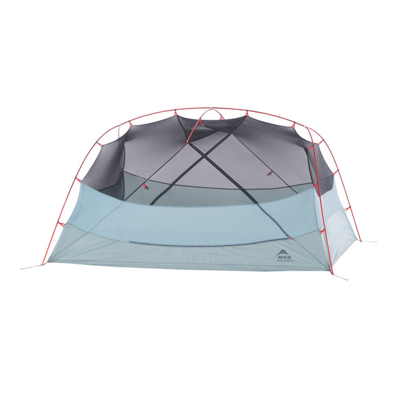 MSR HUBBA HUBBA LT 3P TENT - GREEN - Kuppelzelt Ansicht 3