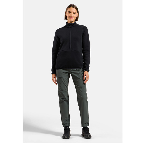 Odlo WOOL MID LAYER 1/2 ZIP Unisex - Wollpullover Ansicht 6