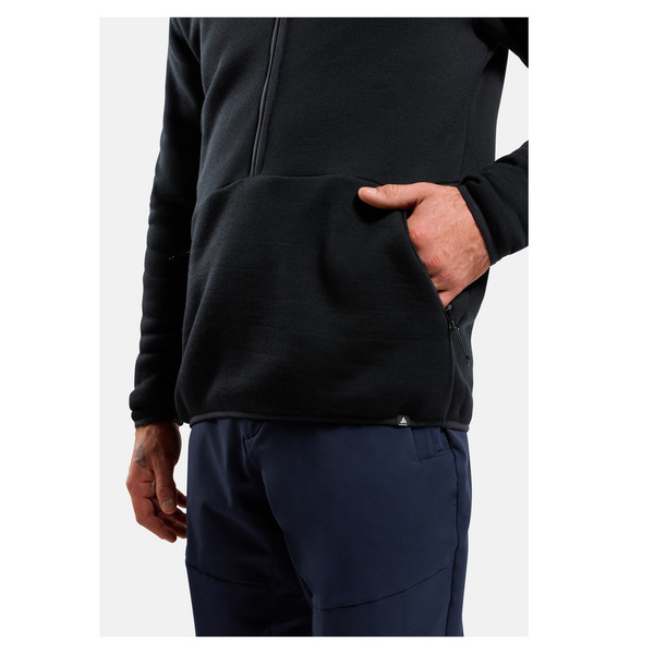 Odlo WOOL MID LAYER 1/2 ZIP Unisex - Wollpullover Ansicht 10