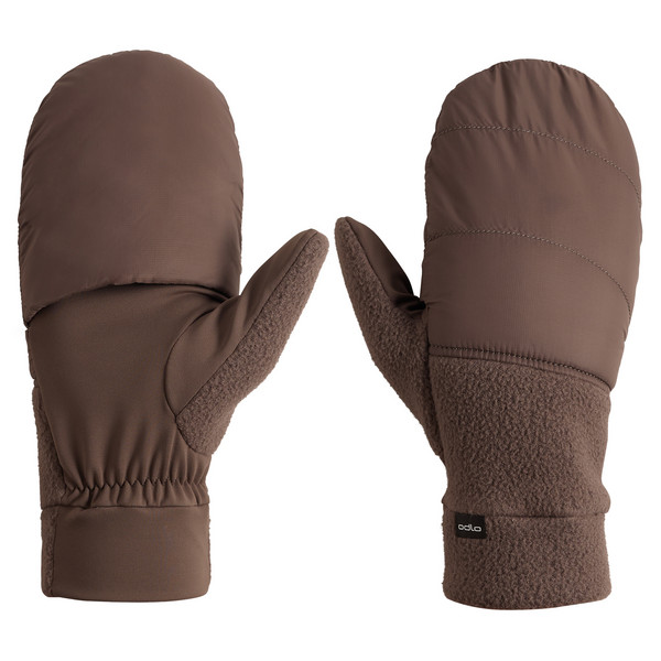 MULTISPORT X WARM MITTENS Unisex - Fausthandschuhe-BROWN GRANITE
