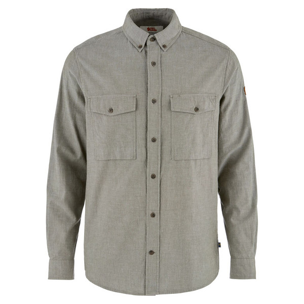 ÖVIK CHAMBRAY SHIRT LS M Herren - Outdoor Hemd-LAUREL GREEN