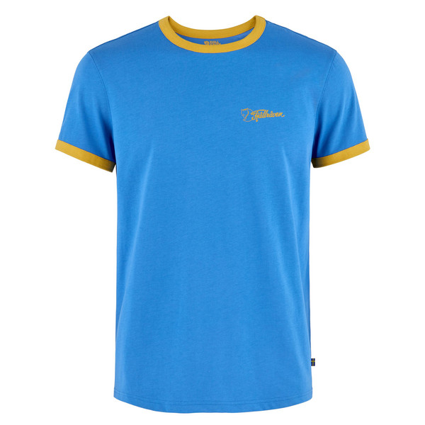 RETRO T-SHIRT M Herren - T-Shirt-UN BLUE-OCHRE
