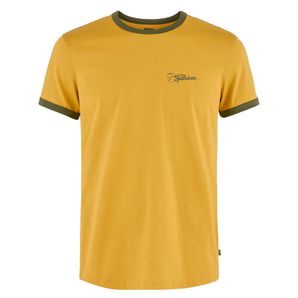 RETRO T-SHIRT M Herren - T-Shirt-OCHRE-LAUREL GREEN