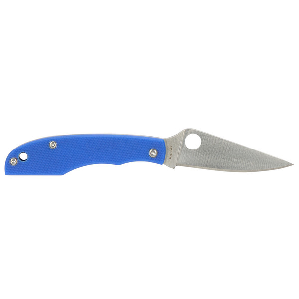Spyderco GRASSHOPPER G10 BLUE PLAINEDGE - Klappmesser Ansicht 2