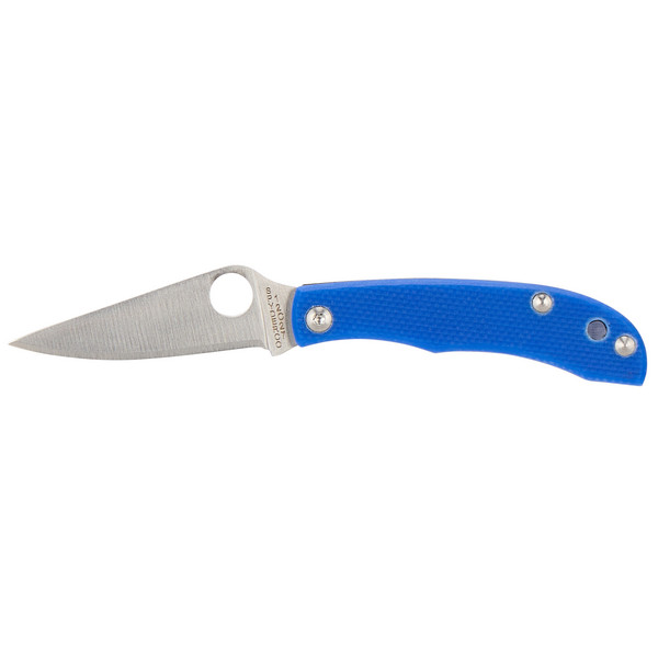 Spyderco HONEYBEE G10 BLUE PLAINEDGE - Klappmesser Ansicht 1