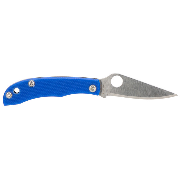 Spyderco HONEYBEE G10 BLUE PLAINEDGE - Klappmesser Ansicht 2