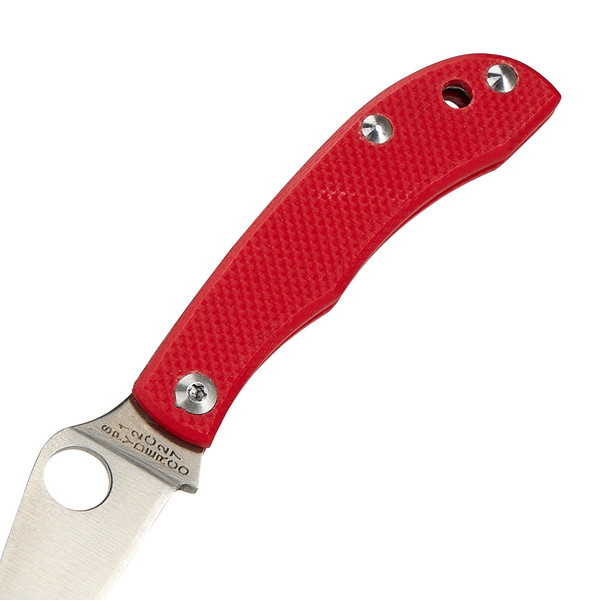 Spyderco HONEYBEE G10 RED PLAINEDGE - Klappmesser Ansicht 3