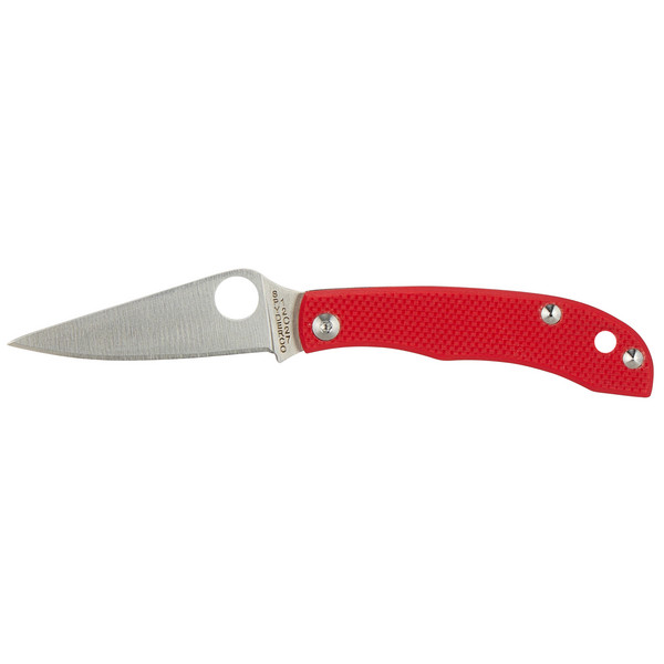 Spyderco HONEYBEE G10 RED PLAINEDGE - Klappmesser Ansicht 1