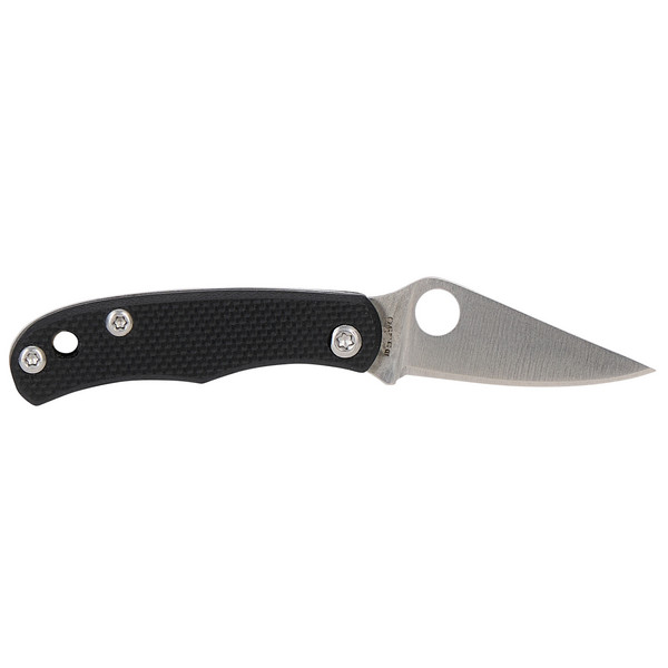 Spyderco BUG G10 BLACK PLAINEDGE - Klappmesser Ansicht 2