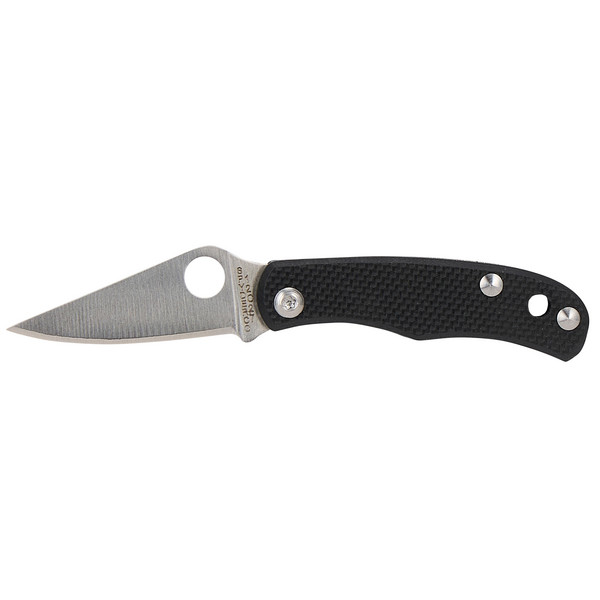Spyderco BUG G10 BLACK PLAINEDGE - Klappmesser Ansicht 1