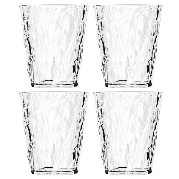 SUPERGLAS WASSERGLAS 250ML CLUB NO. 1 SET OF 4 - Campinggeschirr