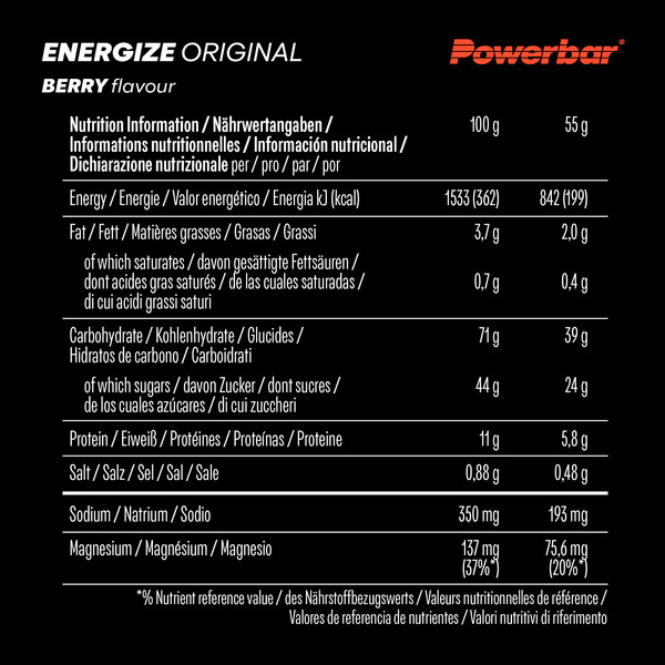 PowerBar PB ENERGIZE ORIG. BERRY (55GX15) PACKAGE - Energieriegel Ansicht 4