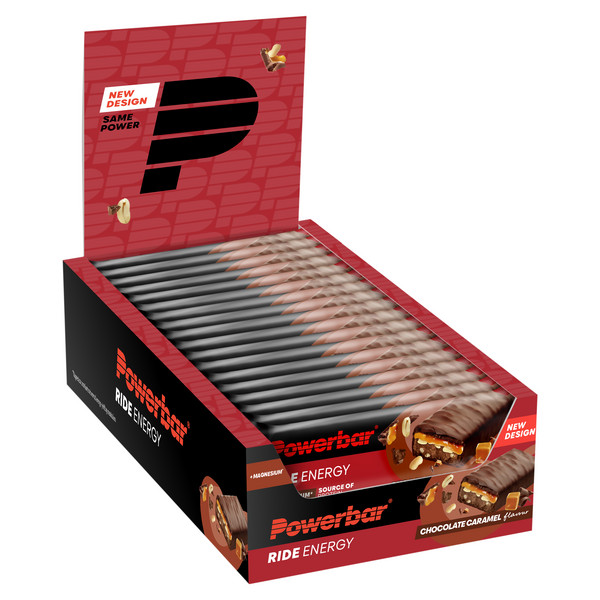 PowerBar PB RIDE ENERGY CHOCO CARAM (55GX18) PACKAGE - Energieriegel Ansicht 1