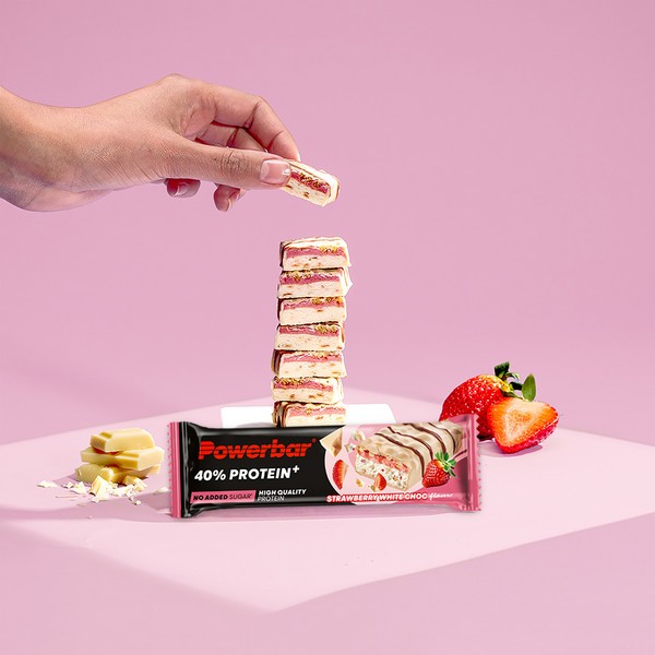 PowerBar PB PROTEIN 40% CRISP LS STRAWB WHITECHOC (40GX12) PACKAGE - Energieriegel Ansicht 5