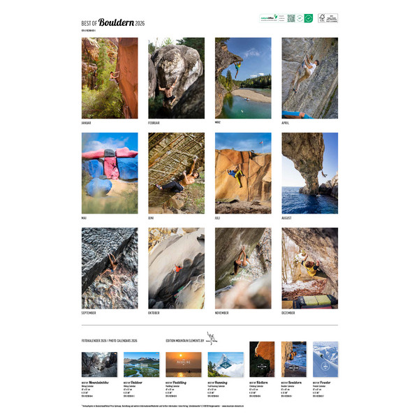 BEST OF BOULDERN 2026 - Kalender Ansicht 14