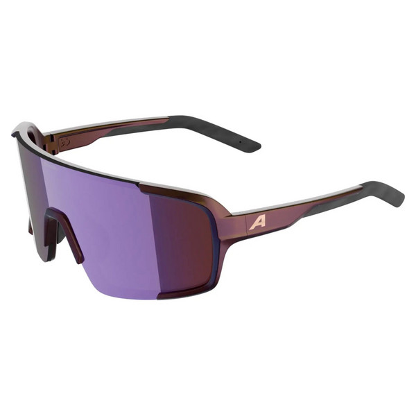 LUMIN Unisex - Sportbrille-BLACK-PURPLE MATT