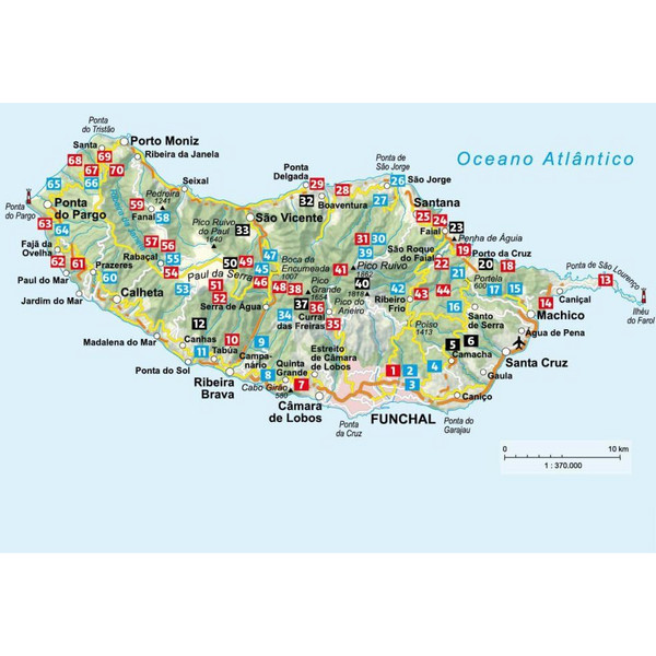 MADEIRA, ROTHER WANDERFÜHRER Ansicht 2