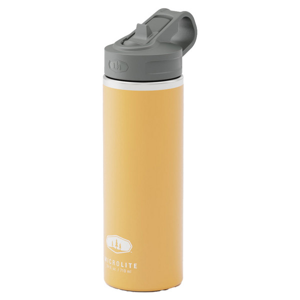 710 MICROLITE BOTTLE STRAW TOP - Trinkflasche-MINERAL YELLOW