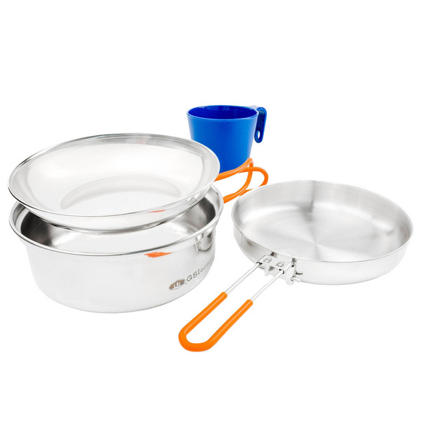 GSI GLACIER STAINLESS 1 PERSON MESS KIT - Kochutensilien Ansicht 1