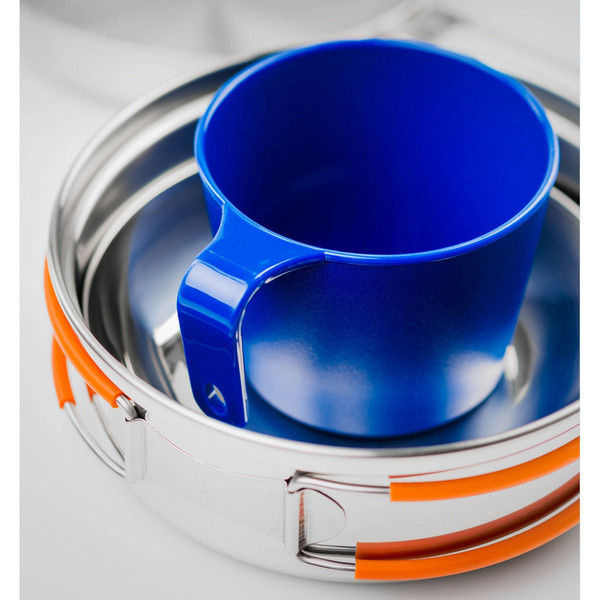 GSI GLACIER STAINLESS 1 PERSON MESS KIT - Kochutensilien Ansicht 2