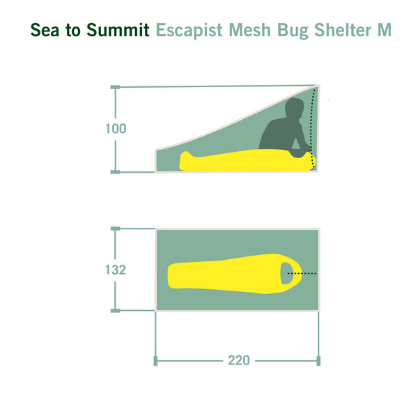 Sea to Summit ESCAPIST MESH BUG SHELTER - M Ansicht 2