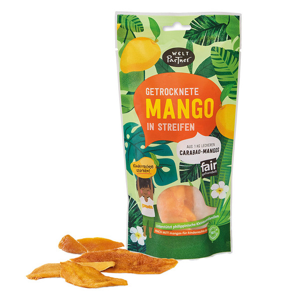 WeltPartner MANGOS STREIFEN GETROCKNET UNGESCHWEFELT - Trockenfrüchte Ansicht 1
