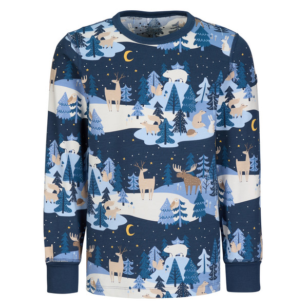 Polarn O. Pyret SLEEP - WINTERLAND PYJAMAS SET AOP Kinder - Funktionsunterwäsche Ansicht 3