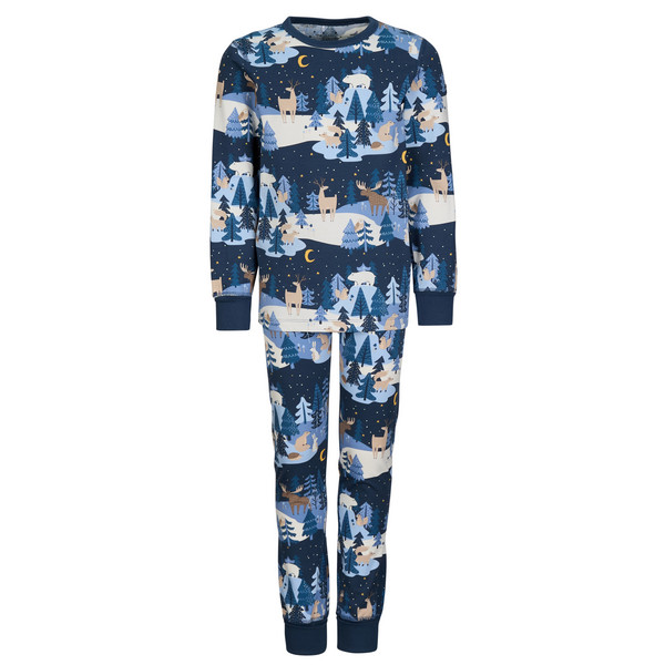 O. Pyret SLEEP - WINTERLAND PYJAMAS SET AOP Kinder - Funktionsunterwäsche