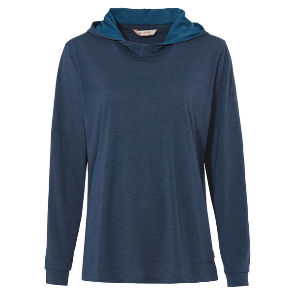 WOMEN'S MINEO LS HOODY Damen - Hoodie-DARK SEA