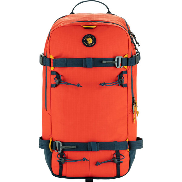 BERGTAGEN TOURING 30 S/M Unisex - Skitourenrucksack-FLAME ORANGE-MOUNTAIN BLUE