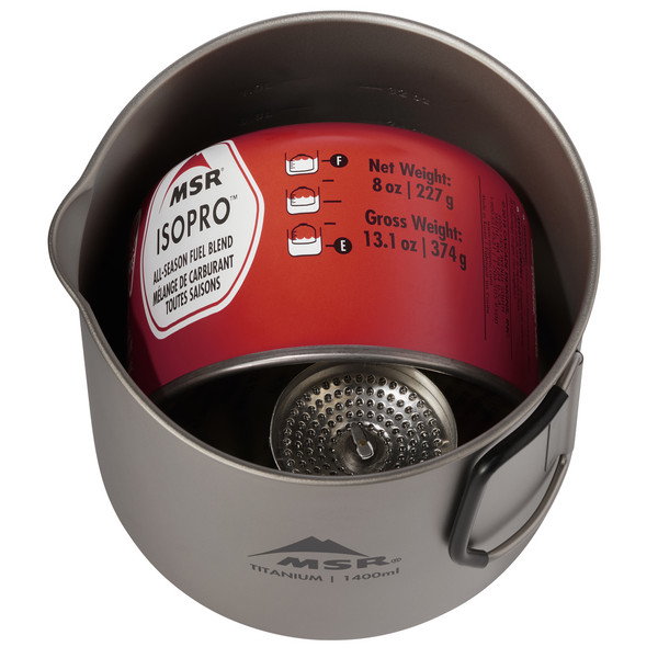 MSR TITAN KETTLE 1400 ML - Kochutensilien Ansicht 6