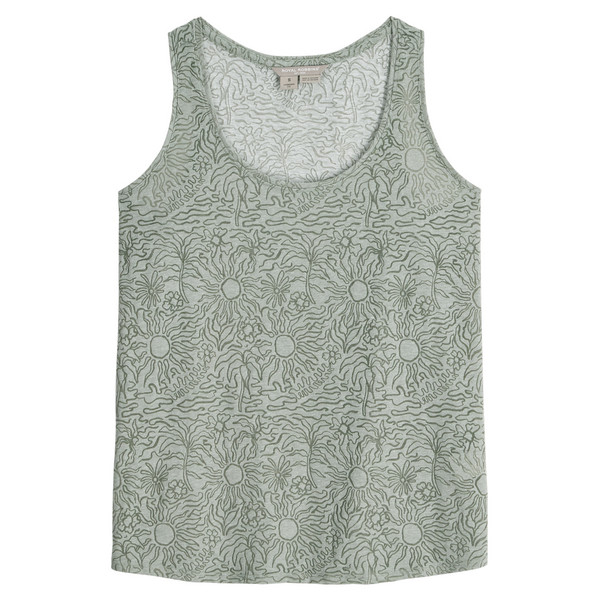 W FEATHERWEIGHT TANK Damen - Trägershirt-SAGE LEAF HTR SUNBURST PT