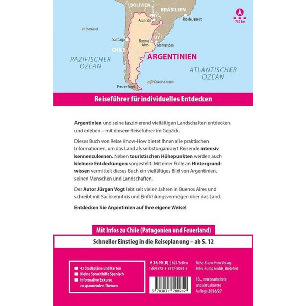 REISE KNOW-HOW REISEFÜHRER ARGENTINIEN MIT PATAGONIEN Ansicht 2