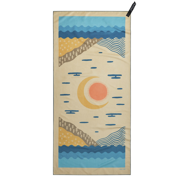 PT PERSONAL BODY - Reisehandtuch-SAGE / BALANCE PRINT