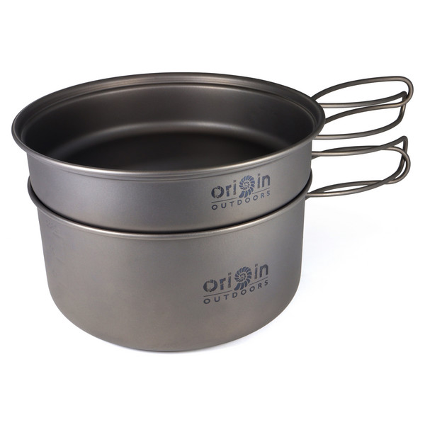 Origin Outdoors CAMPING KOCHSET TITAN - Kochtopf Ansicht 5