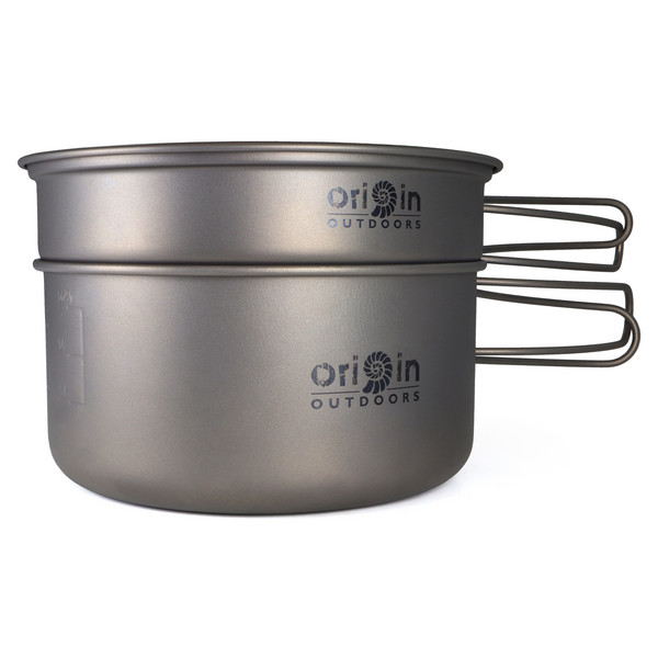 Origin Outdoors CAMPING KOCHSET TITAN - Kochtopf Ansicht 6