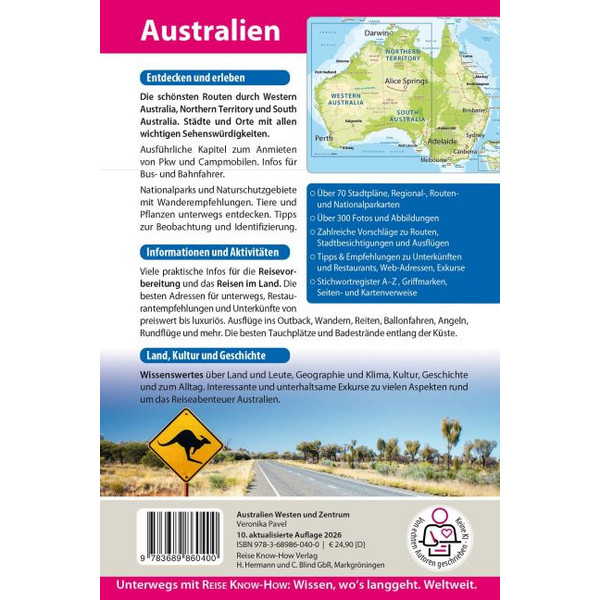 REISE KNOW-HOW REISEFÜHRER AUSTRALIEN - WESTEN UND ZENTRUM Ansicht 2