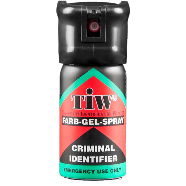 TW 1000 IDENTIFIER - ROTES FARB-GEL-SPRAY 40 ML JET MIT FLI - Abwehrspray Ansicht 1