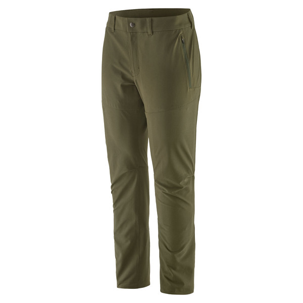 W'S TERRAVIA TRAIL PANTS - REG Damen - Trekkinghose-BASIN GREEN