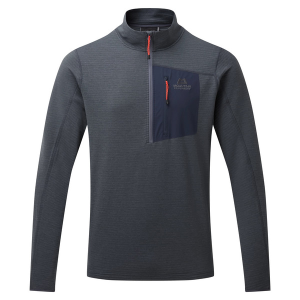 LUMIKO MENS ZIP T Herren - Fleecepullover-OMBRE BLUE/COSMOS