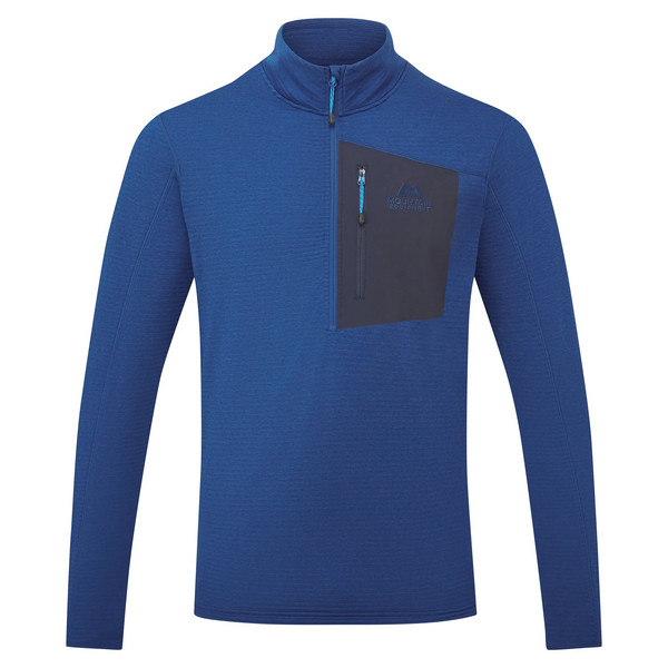 LUMIKO MENS ZIP T Herren - Fleecepullover-ADMIRAL/COSMOS
