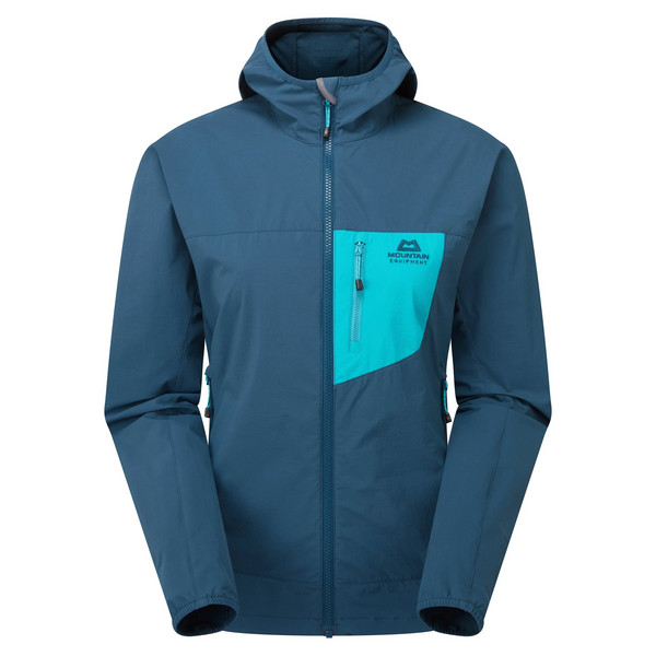 ECHO HOODED WMNS JACKET Damen - Softshelljacke-MAJOLICA/TOPAZ