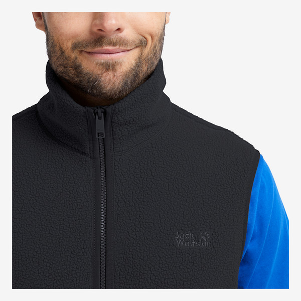 Jack Wolfskin LITE CURL VEST M Herren - Fleeceweste Ansicht 8