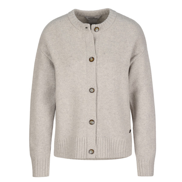 W ROCKCRAFT CARDIGAN Damen - Outdoor Bluse-LT PELICAN HTR