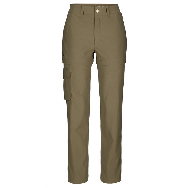 W WILDER ZIP-OFF PANT SHORT INSEAM Damen - Reisehose-EVERGLADE