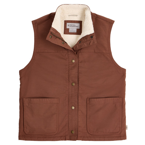 W EL CAP CANVAS VEST Damen - Fleeceweste-SADDLE