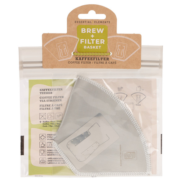 Essential Elements BREW+FILTER BASKET, NAKED STEEL, BASKET - Kaffeefilter Ansicht 3