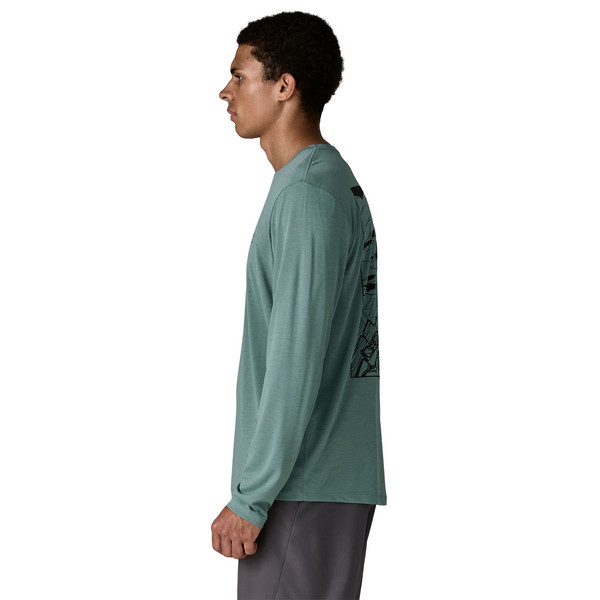 Patagonia M'S L/S CAP COOL DAILY SHIRT - CLOUD CRAG Herren - Funktionsshirt Ansicht 6