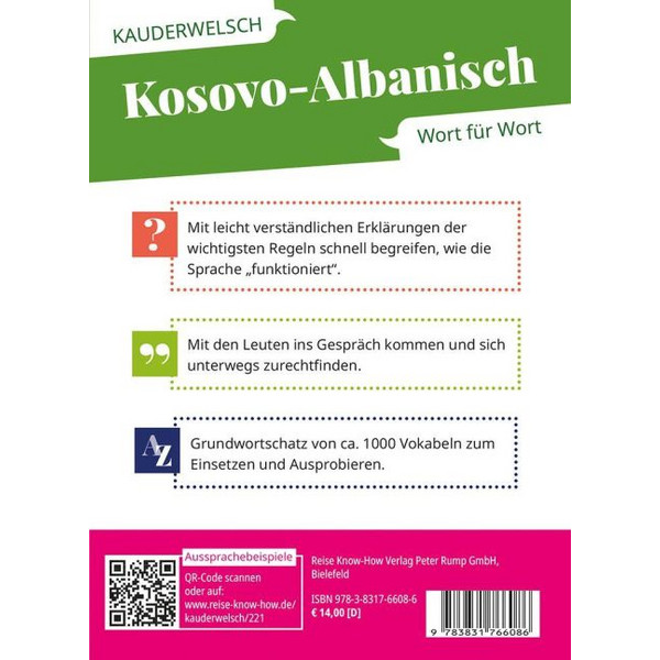 REISE KNOW-HOW SPRACHFÜHRER KOSOVO-ALBANISCH - WORT FÜR WORT - Sprachführer Ansicht 2