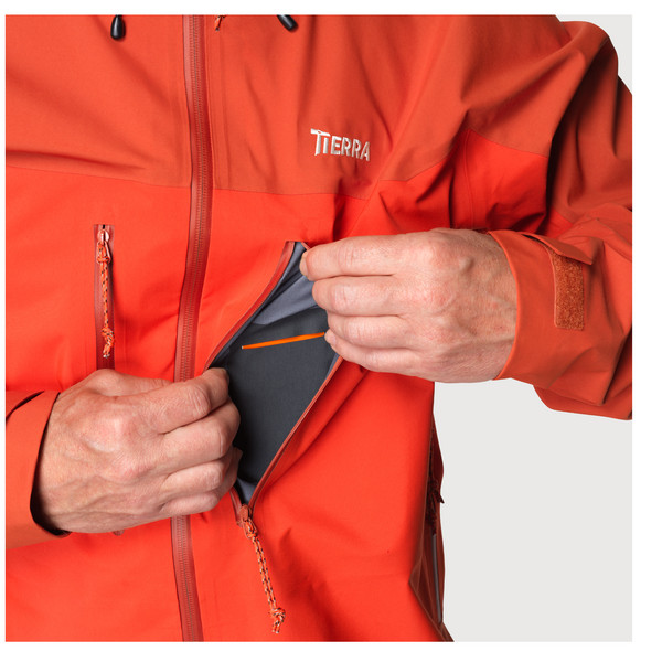 Tierra ROC NOIR JACKET M Herren - Hardshelljacke Ansicht 13
